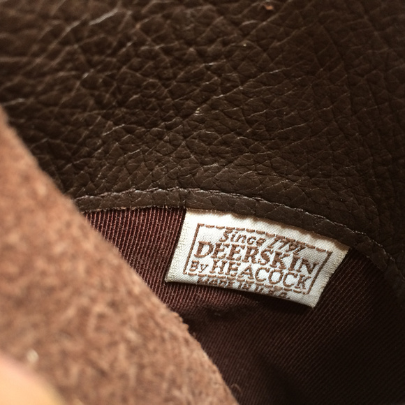 Vintage Heacock Deerskin Leather Crossbody Bag - Picture 2 of 6